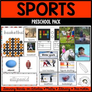 Sports Pack “I am an Athlete” Preschool and Kindergarten - Montessori ...