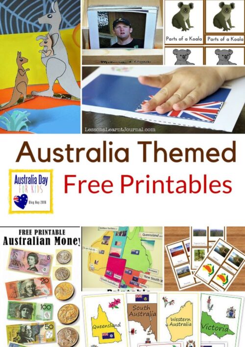 Australia Themed Free Printables - Montessori Nature