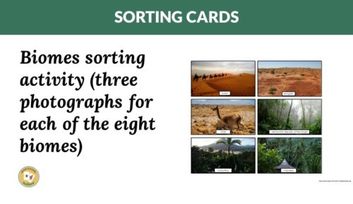 Biomes of the World Maps Animals Student Research Forms - Montessori Nature