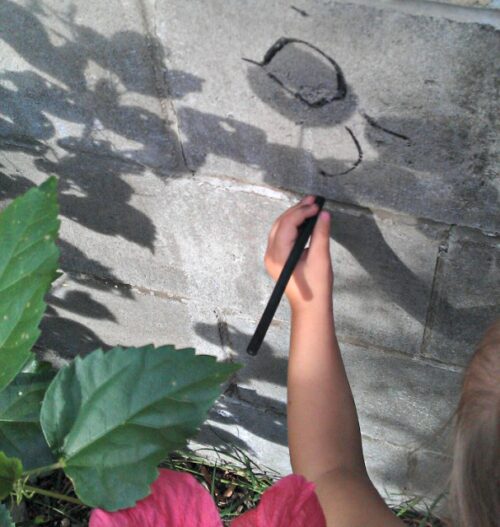 Charcoal Drawing Process Art for Preschool: Process Art - Montessori Nature