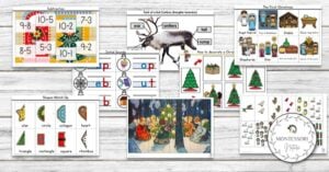 A collection of christmas cards with pictures of reindeer and reindeer.