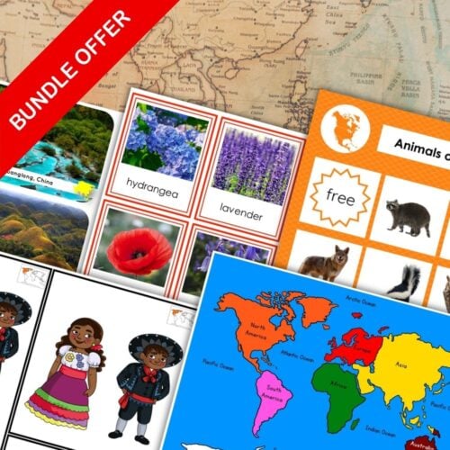 Continents Activities Preschool and Kindergarten Bundle