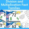 Free Printable - Division and Multiplication Fact Families - Montessori ...