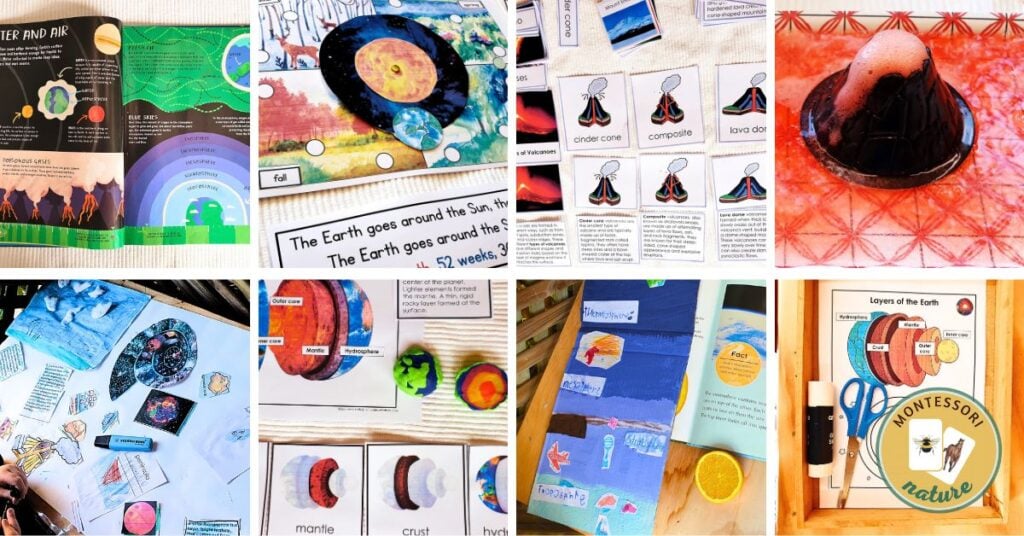 First Great Lesson Montessori Nature Free Printable Hands on Activities Science Experiments Coming of the Earth