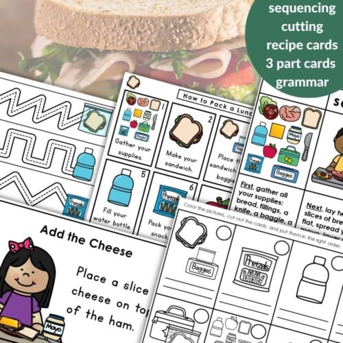 How to Make and Pack a Sandwich Lunch Daily Routine Chores - Image 1