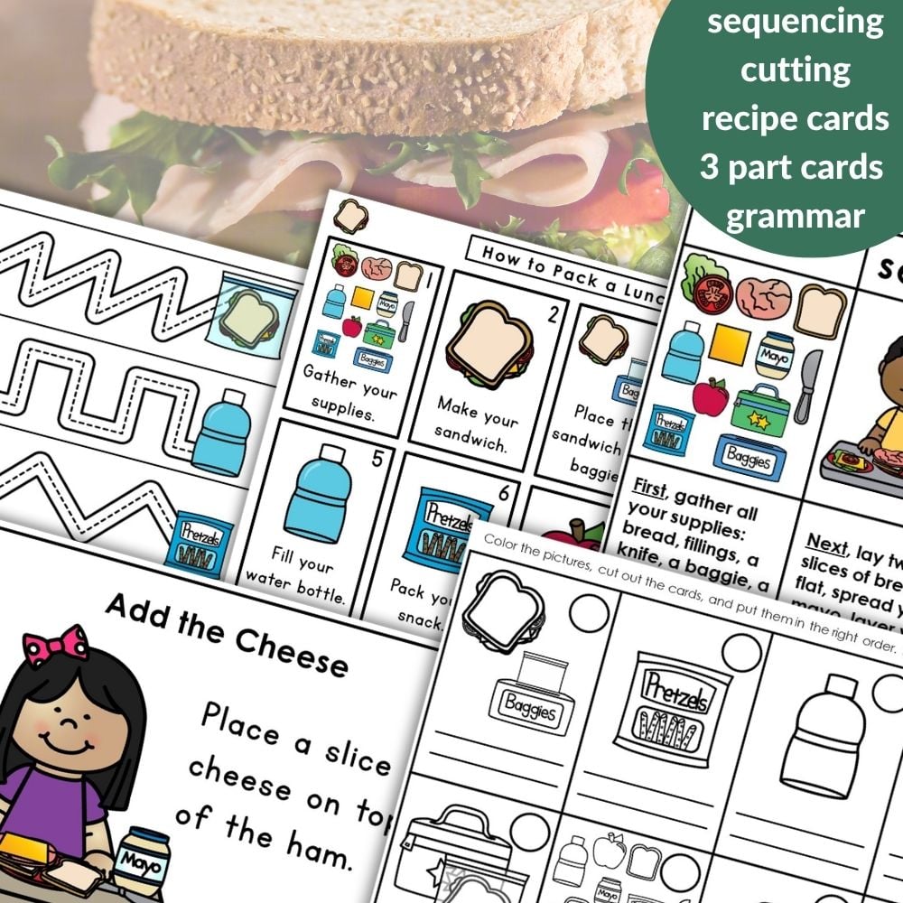 How to Make and Pack a Sandwich Lunch Daily Routine Chores - Image 1