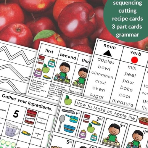 How to Make an Apple Pie: Practical Life Autumn Activities Grammar