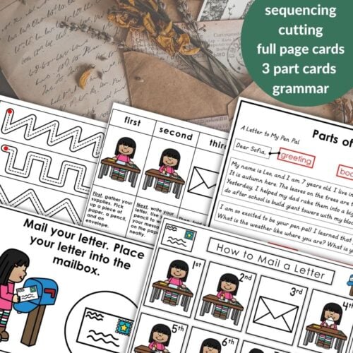 How to Write and Mail a Letter: Practical Writing & Sequencing Activity Grammar