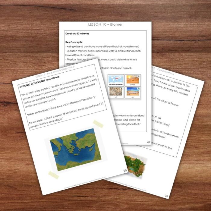 Imaginary Island Study Plan Overview Scripted Lessons Worksheets - Image 4