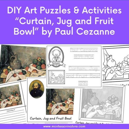 Paul Cezanne Montessori Nature Free Printables
