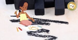 Process art with charcoal drawing children montessori nature activities