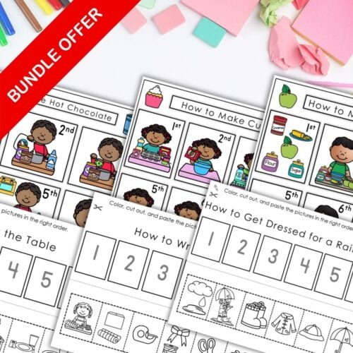 How-To Sequencing Cards: Practical Life Bundle