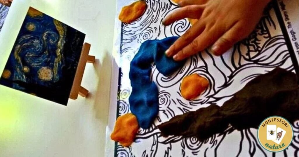 playdough art montessori nature hands on activities (1)